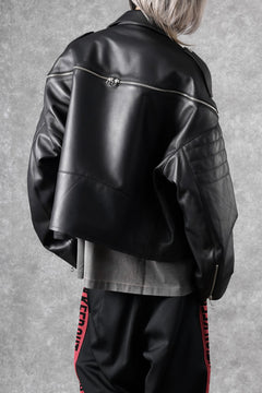 画像をギャラリービューアに読み込む, FACETASM×AVIREX ZIP DOUBLE RIDERS JACKET (BLACK)