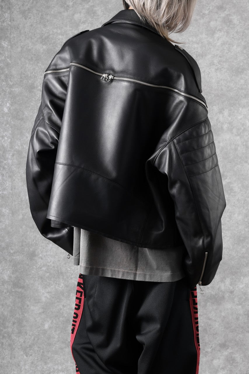 画像をギャラリービューアに読み込む, FACETASM×AVIREX ZIP DOUBLE RIDERS JACKET (BLACK)