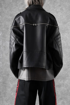 画像をギャラリービューアに読み込む, FACETASM×AVIREX ZIP DOUBLE RIDERS JACKET (BLACK)