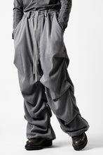 画像をギャラリービューアに読み込む, A.F ARTEFACT EXTREME WIDE BAGGY PANTS / SERGE TWILL (L.GREY)