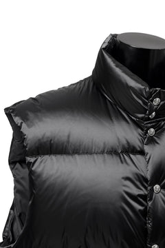 画像をギャラリービューアに読み込む, mastermind WORLD HIGH NECK DOWN VEST / KAWADA DOWN® (BLACK)