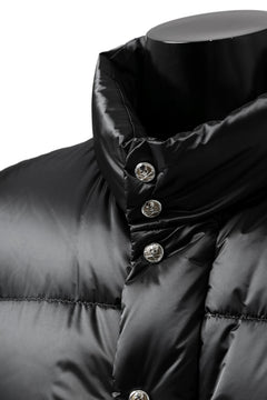 画像をギャラリービューアに読み込む, mastermind WORLD HIGH NECK DOWN VEST / KAWADA DOWN® (BLACK)