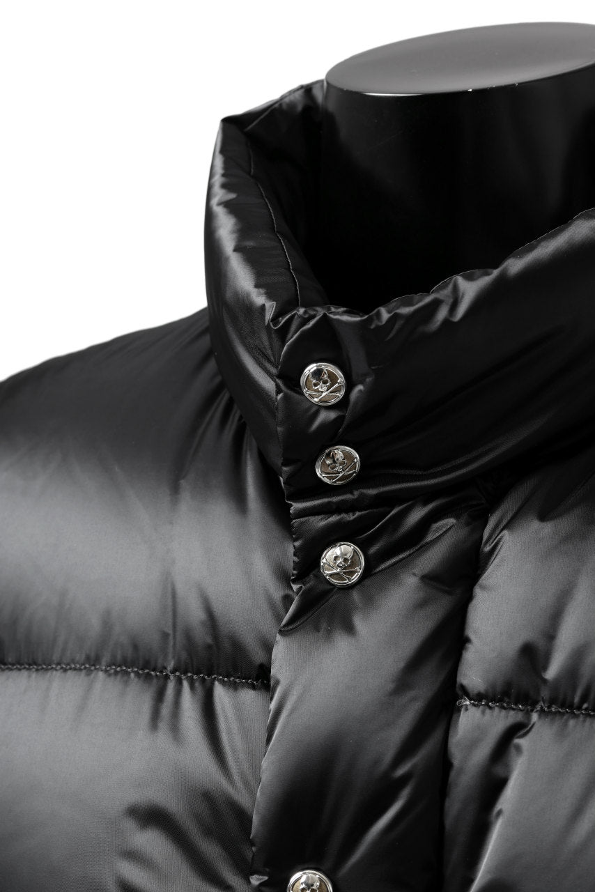 画像をギャラリービューアに読み込む, mastermind WORLD HIGH NECK DOWN VEST / KAWADA DOWN® (BLACK)