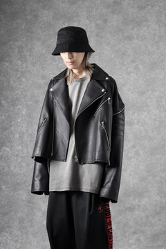 画像をギャラリービューアに読み込む, FACETASM×AVIREX ZIP DOUBLE RIDERS JACKET (BLACK)