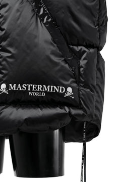 画像をギャラリービューアに読み込む, mastermind WORLD HIGH NECK DOWN VEST / KAWADA DOWN® (BLACK)