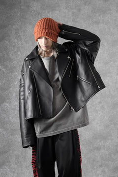 画像をギャラリービューアに読み込む, FACETASM×AVIREX ZIP DOUBLE RIDERS JACKET (BLACK)