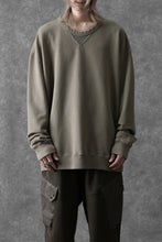 画像をギャラリービューアに読み込む, Ten c COTTON JERSEY SWEAT SHIRT / GARMENT DYED (ASH GRAY)