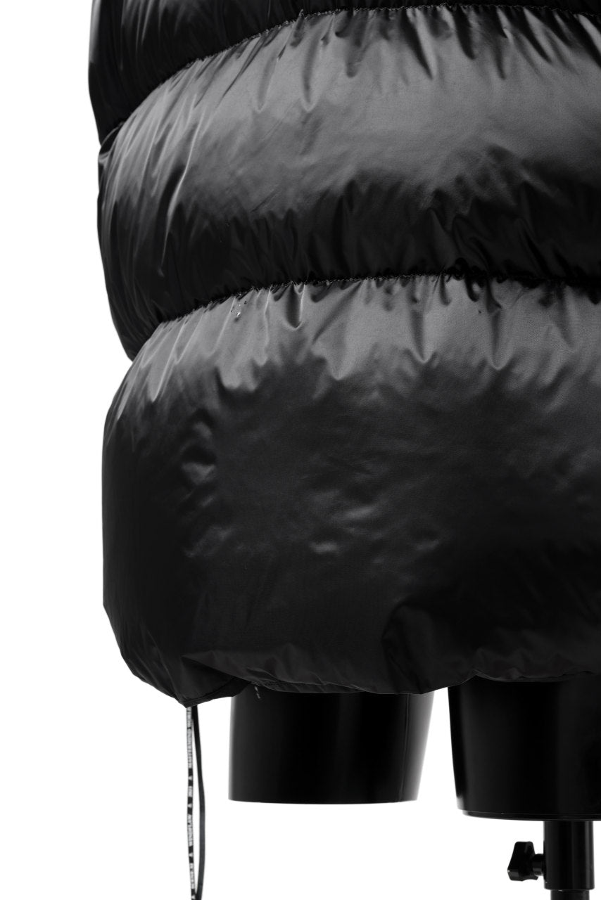 画像をギャラリービューアに読み込む, mastermind WORLD HIGH NECK DOWN VEST / KAWADA DOWN® (BLACK)