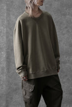 画像をギャラリービューアに読み込む, Ten c COTTON JERSEY SWEAT SHIRT / GARMENT DYED (ASH GRAY)