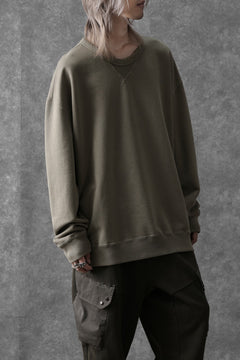 画像をギャラリービューアに読み込む, Ten c COTTON JERSEY SWEAT SHIRT / GARMENT DYED (ASH GRAY)