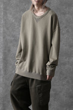 画像をギャラリービューアに読み込む, Ten c COTTON JERSEY SWEAT SHIRT / GARMENT DYED (ASH GRAY)