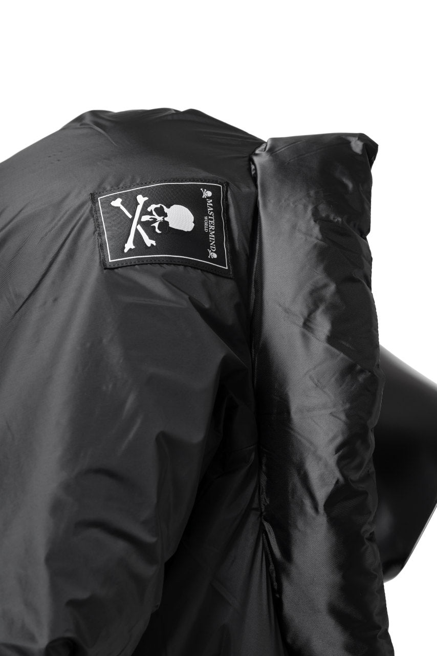 画像をギャラリービューアに読み込む, mastermind WORLD HIGH NECK DOWN VEST / KAWADA DOWN® (BLACK)