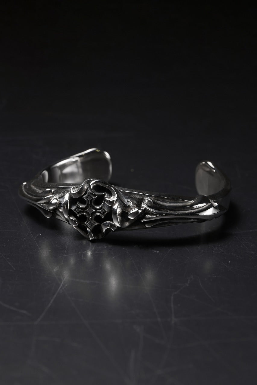 画像をギャラリービューアに読み込む, Loud Style Design - GET IN THE RING - ALL NIGHTMARE LONG - "LBG-001" SILVER BANGLE