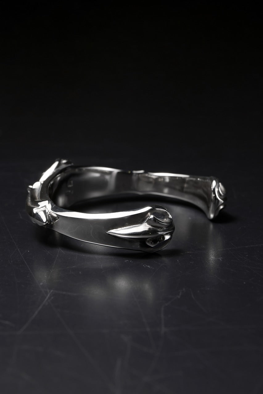 画像をギャラリービューアに読み込む, Loud Style Design - GET IN THE RING - ALL NIGHTMARE LONG - "LBG-001" SILVER BANGLE