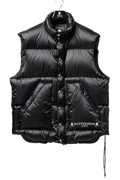 画像をギャラリービューアに読み込む, mastermind WORLD HIGH NECK DOWN VEST / KAWADA DOWN® (BLACK)