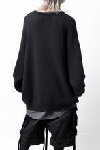 画像をギャラリービューアに読み込む, A.F ARTEFACT GEO PATTERN COTTON KNIT TOPS /  (BLACK x IVORY)