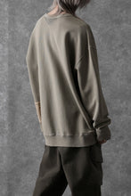 画像をギャラリービューアに読み込む, Ten c COTTON JERSEY SWEAT SHIRT / GARMENT DYED (ASH GRAY)