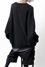 画像をギャラリービューアに読み込む, A.F ARTEFACT GEO PATTERN COTTON KNIT TOPS /  (BLACK x IVORY)
