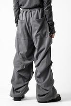 画像をギャラリービューアに読み込む, A.F ARTEFACT EXTREME WIDE BAGGY PANTS / SERGE TWILL (L.GREY)