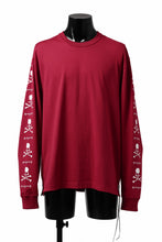 画像をギャラリービューアに読み込む, mastermind JAPAN LONG SLEEVE TOPS / REGULAR FIT (RED)