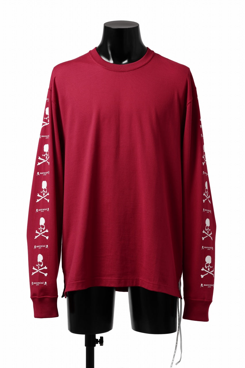 画像をギャラリービューアに読み込む, mastermind JAPAN LONG SLEEVE TOPS / REGULAR FIT (RED)
