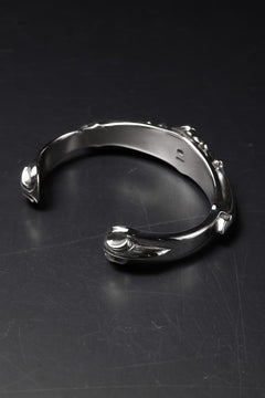 画像をギャラリービューアに読み込む, Loud Style Design - GET IN THE RING - ALL NIGHTMARE LONG - "LBG-001" SILVER BANGLE