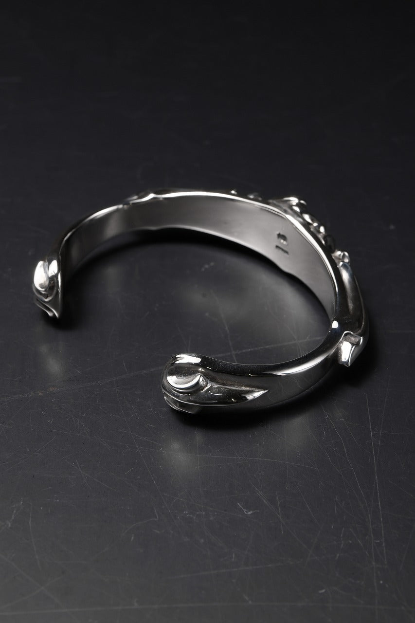 画像をギャラリービューアに読み込む, Loud Style Design - GET IN THE RING - ALL NIGHTMARE LONG - "LBG-001" SILVER BANGLE