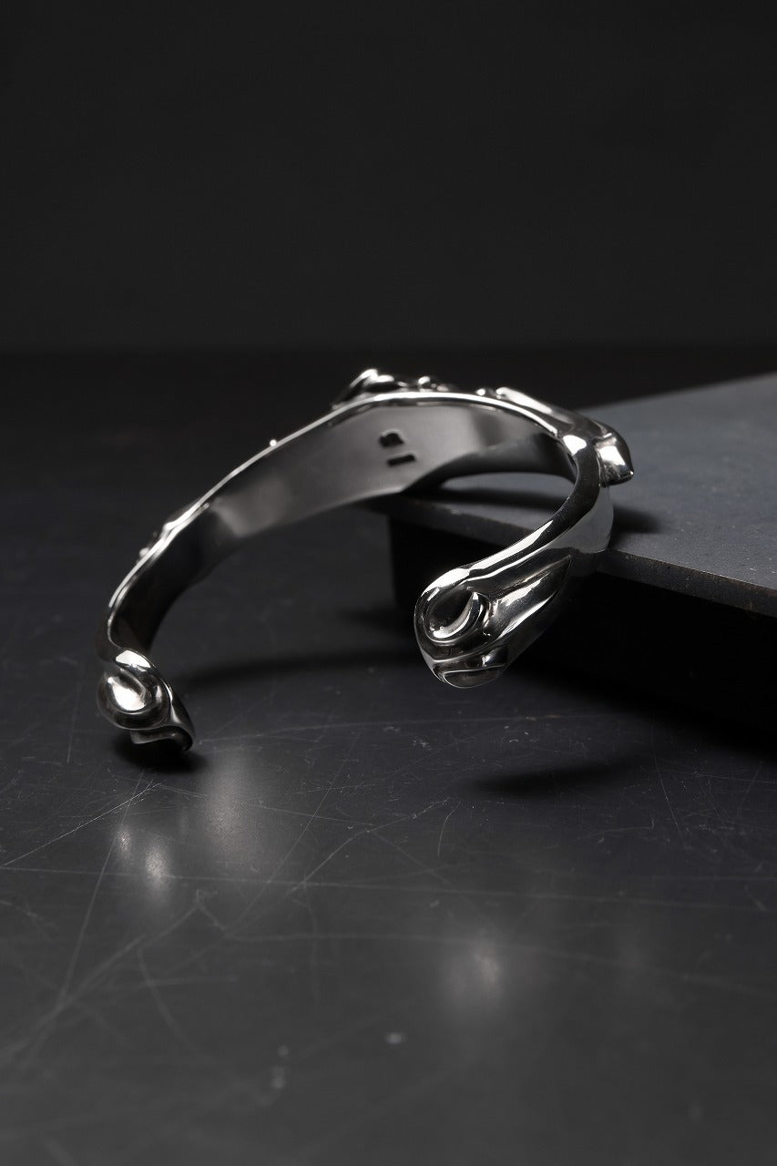 画像をギャラリービューアに読み込む, Loud Style Design - GET IN THE RING - ALL NIGHTMARE LONG - "LBG-001" SILVER BANGLE