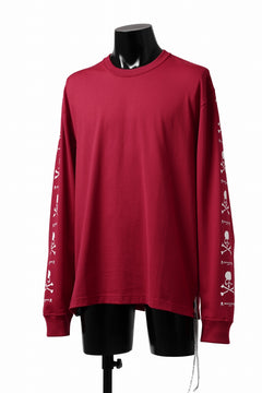 画像をギャラリービューアに読み込む, mastermind JAPAN LONG SLEEVE TOPS / REGULAR FIT (RED)