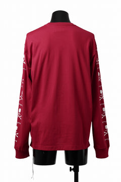 画像をギャラリービューアに読み込む, mastermind JAPAN LONG SLEEVE TOPS / REGULAR FIT (RED)
