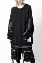 画像をギャラリービューアに読み込む, A.F ARTEFACT GEO PATTERN COTTON KNIT TOPS /  (BLACK x BROWN)