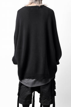 画像をギャラリービューアに読み込む, A.F ARTEFACT GEO PATTERN COTTON KNIT TOPS /  (BLACK x BROWN)