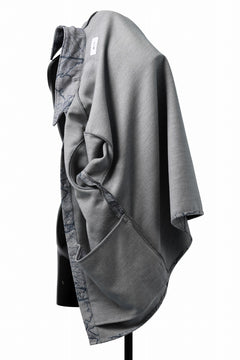 Load image into Gallery viewer, D-VEC NAUTICAL CHART PRINT L/S SHIRT JACKET / PL MERTON (GRAY)