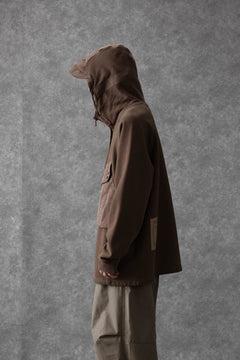 画像をギャラリービューアに読み込む, Ten c MULTI POCKET ZIP HOODIE / GARMENT DYED (BROWN)