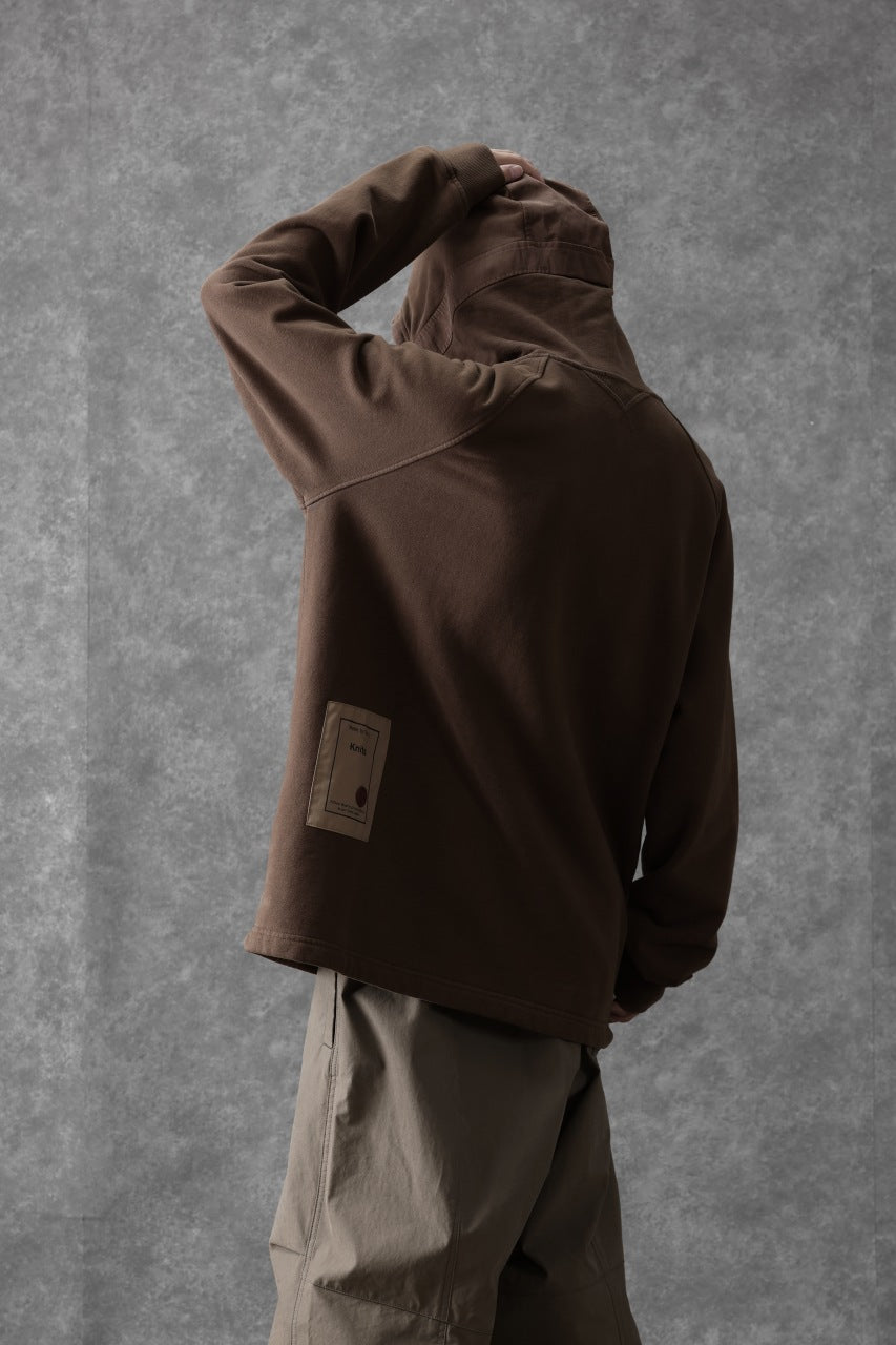 画像をギャラリービューアに読み込む, Ten c MULTI POCKET ZIP HOODIE / GARMENT DYED (BROWN)