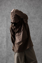画像をギャラリービューアに読み込む, Ten c MULTI POCKET ZIP HOODIE / GARMENT DYED (BROWN)