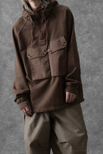 画像をギャラリービューアに読み込む, Ten c MULTI POCKET ZIP HOODIE / GARMENT DYED (BROWN)