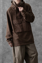 画像をギャラリービューアに読み込む, Ten c MULTI POCKET ZIP HOODIE / GARMENT DYED (BROWN)