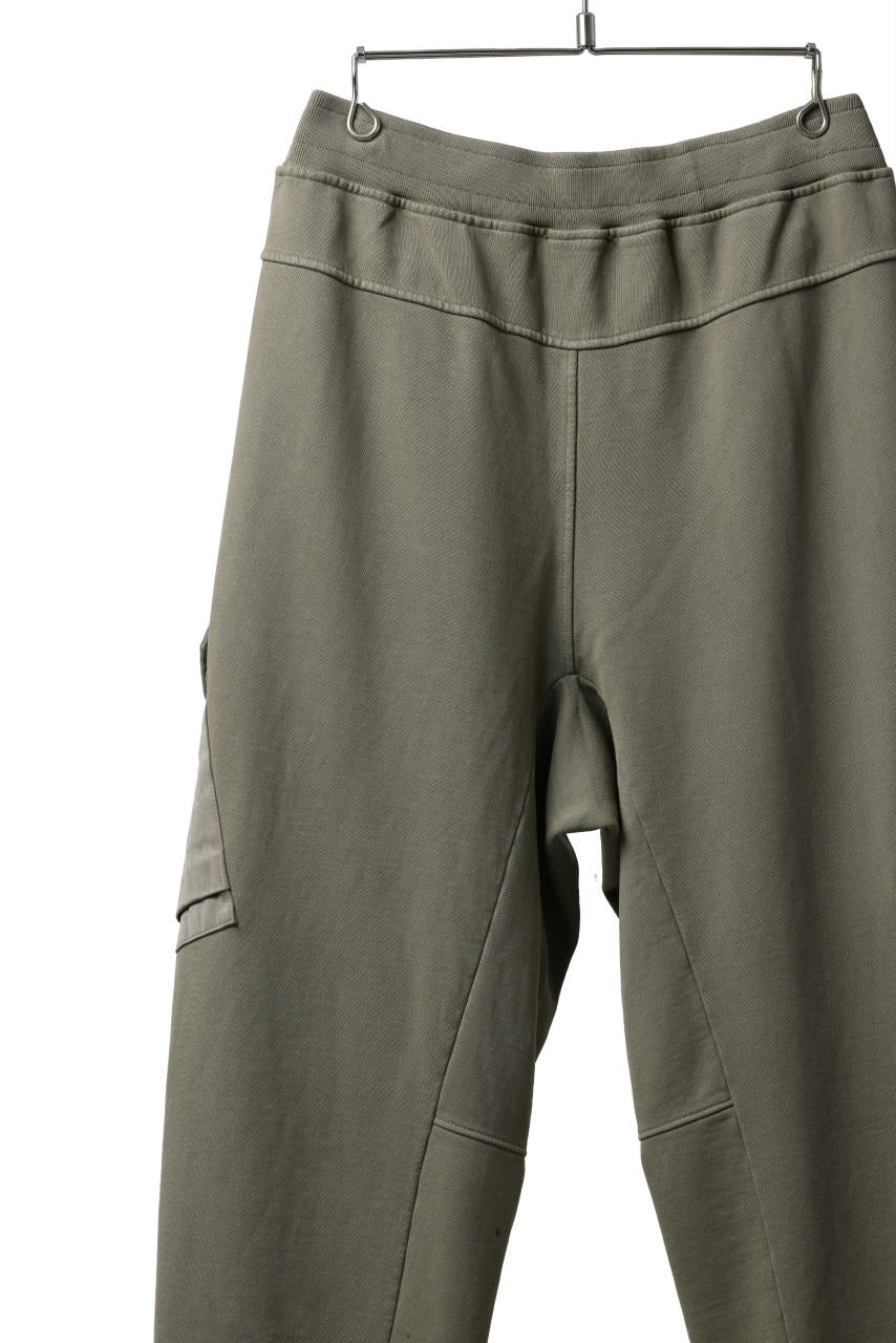 Load image into Gallery viewer, Ten c MULTI POCKET SNAP SWEAT PANTS / GARMENT DYED (ASH GRAY)