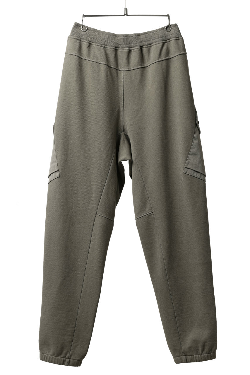 Load image into Gallery viewer, Ten c MULTI POCKET SNAP SWEAT PANTS / GARMENT DYED (ASH GRAY)