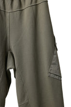 Load image into Gallery viewer, Ten c MULTI POCKET SNAP SWEAT PANTS / GARMENT DYED (ASH GRAY)