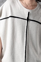 画像をギャラリービューアに読み込む, thom/krom SLEEVELESS T SHIRT / FLAME DOUBLE-FACE JERSEY (DUNE)