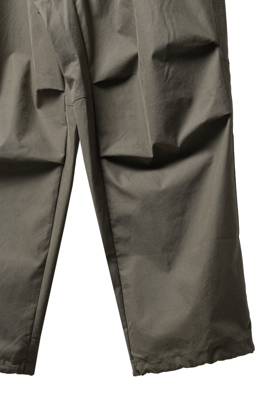 画像をギャラリービューアに読み込む, Ten c WIDE TROUSERS / GARMENT DYED (ASH GRAY)
