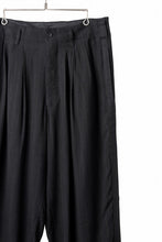 画像をギャラリービューアに読み込む, Y's for men SIDE TAPE SUIT PANTS / RAYON HEATHER STRIPE #A (BLACK)