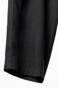 画像をギャラリービューアに読み込む, Y's for men SIDE TAPE SUIT PANTS / RAYON HEATHER STRIPE #A (BLACK)