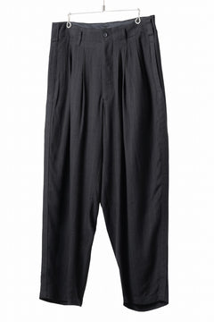 画像をギャラリービューアに読み込む, Y's for men SIDE TAPE SUIT PANTS / RAYON HEATHER STRIPE #A (BLACK)
