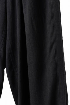 画像をギャラリービューアに読み込む, Y's for men SIDE TAPE SUIT PANTS / RAYON HEATHER STRIPE #A (BLACK)