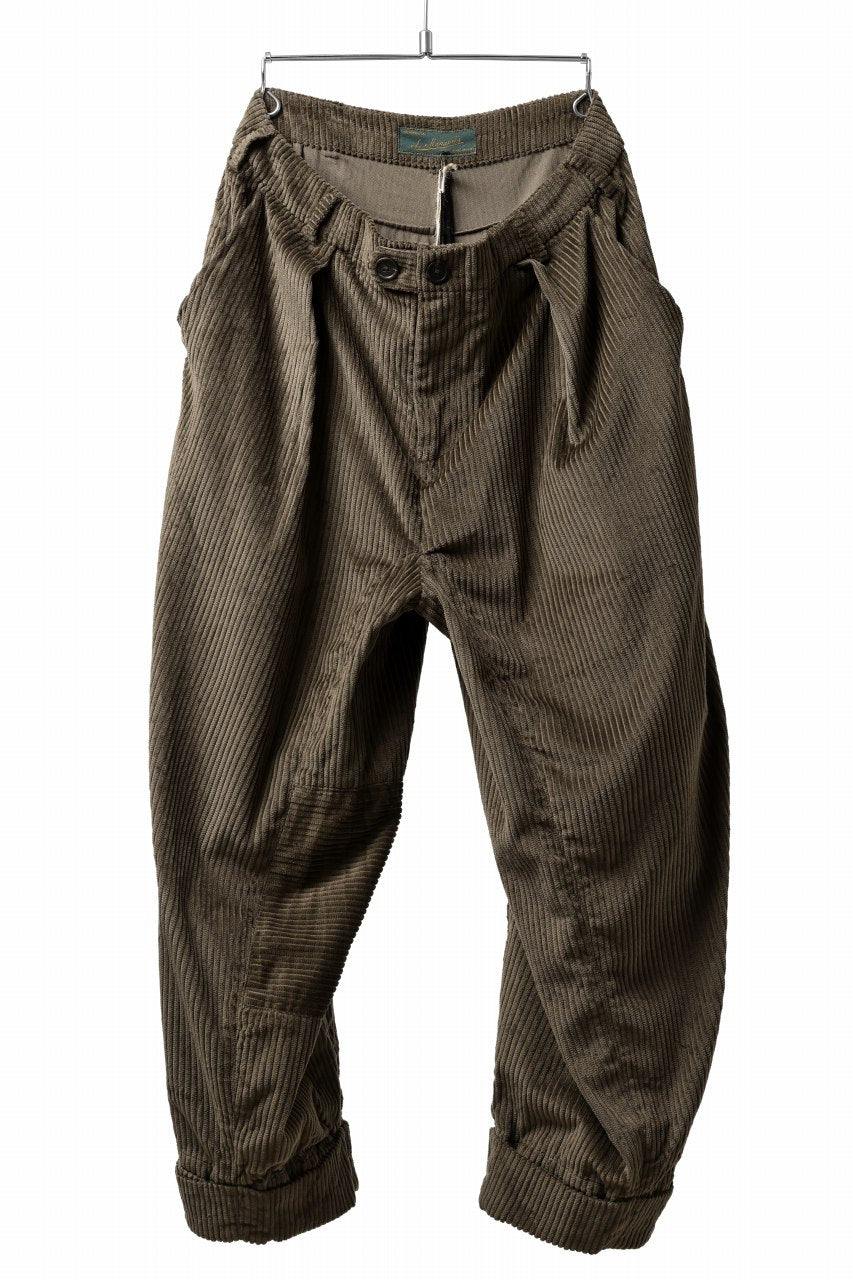 画像をギャラリービューアに読み込む, Aleksandr Manamis Corduroy Panel Pant (BROWN)