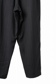 画像をギャラリービューアに読み込む, Y's for men SIDE TAPE SUIT PANTS / RAYON HEATHER STRIPE #A (BLACK)