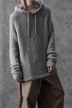 画像をギャラリービューアに読み込む, Ten c BOUCLE WOOL KNIT HOODIE (GRAY)